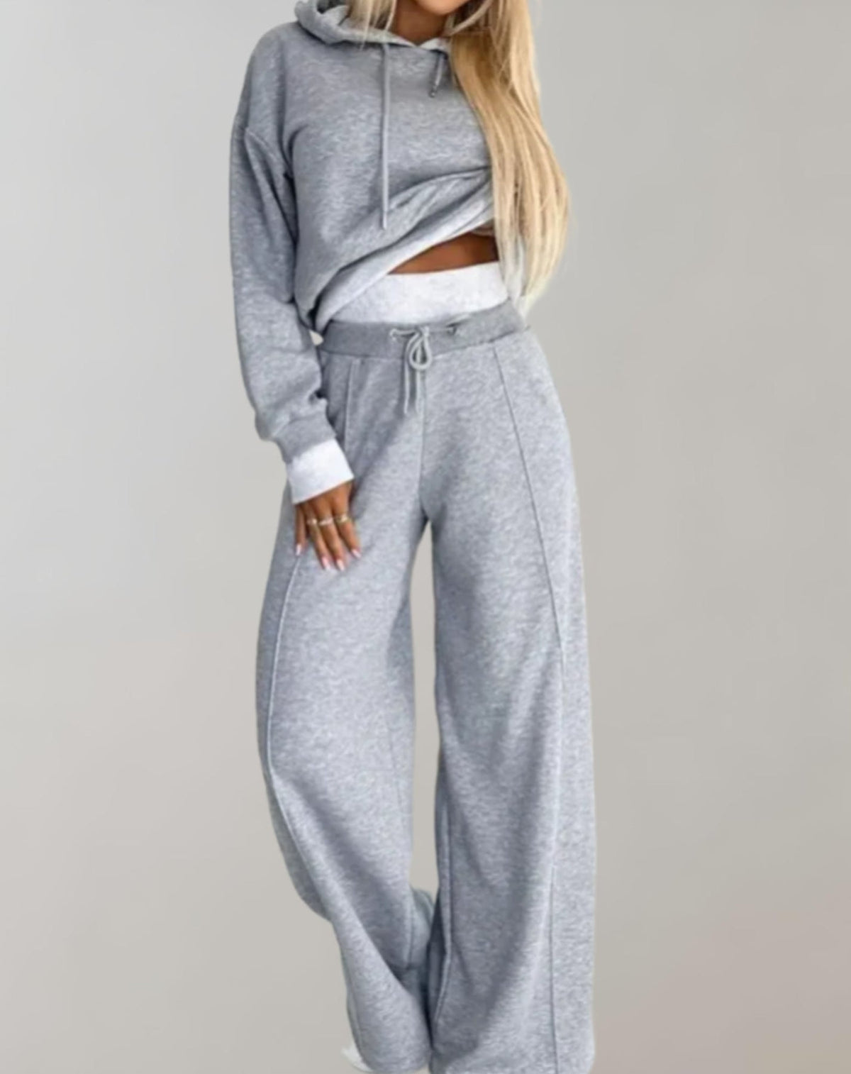 Paisley | Women's Drawstring Long Sleeve Two Piece Matching Set