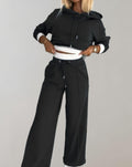 Paisley | Women's Drawstring Long Sleeve Two Piece Matching Set