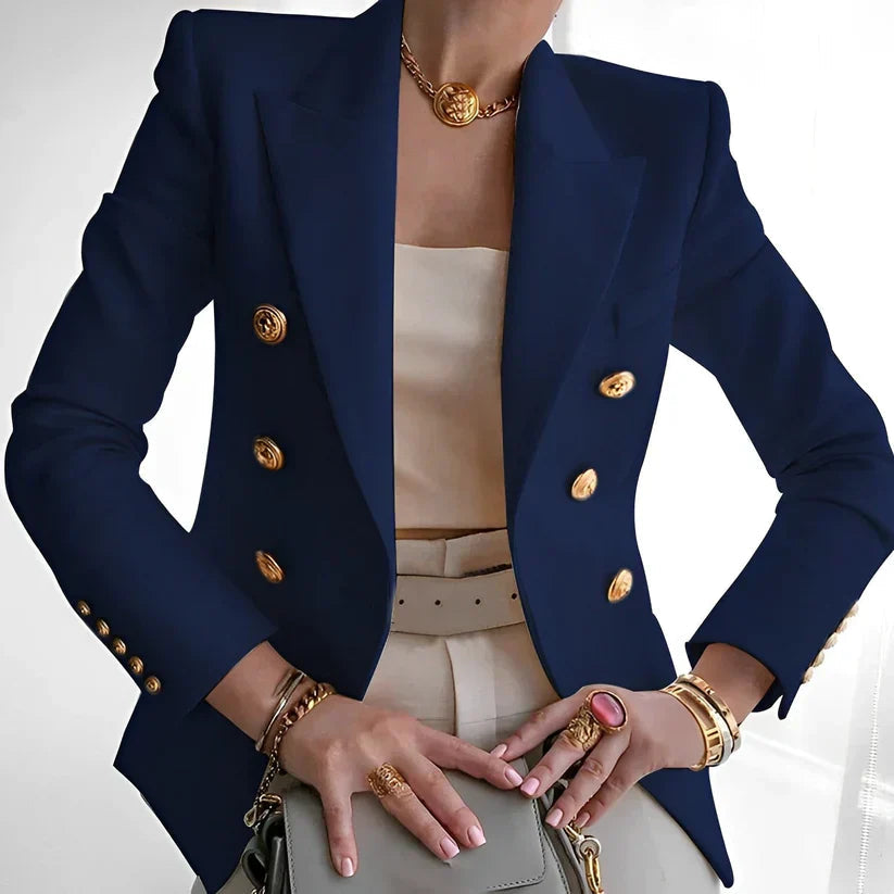 Pamela | Women's Long Sleeve Double Breasted Blazer