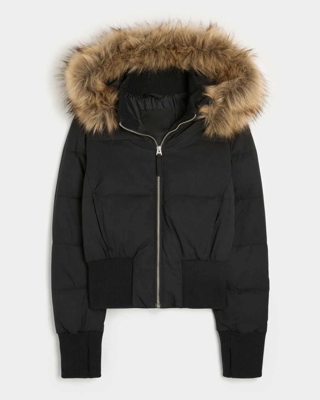 Peyton | Women's Hooded Long Sleeve Zip Front Collared Jacket