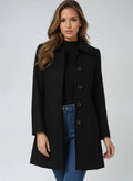 Phyllis | Women's Single-Breasted Front Button Trench Coat
