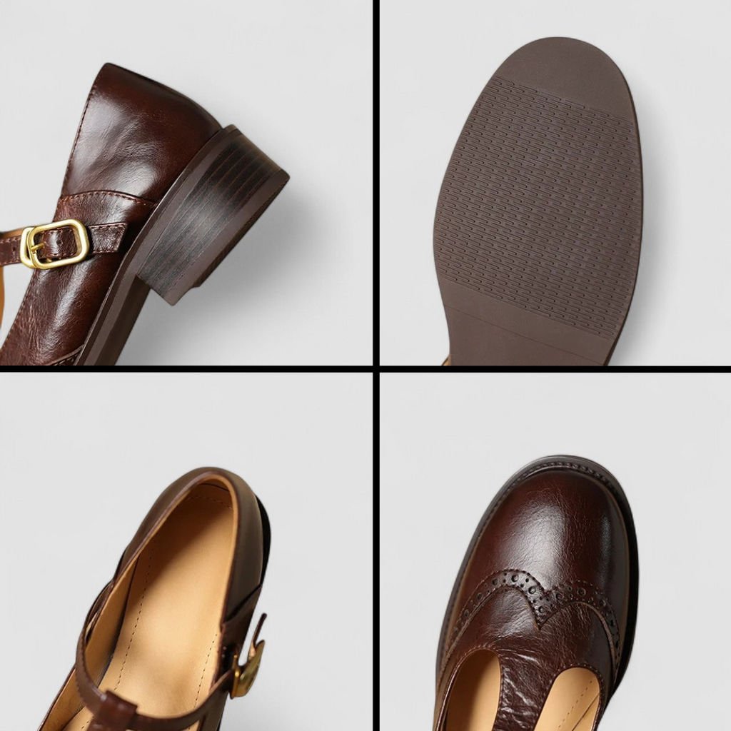 Pippa | Women's T-Strap Round Toe Mary Jane Shoes