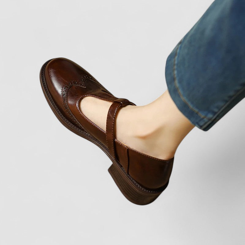 Pippa | Women's T-Strap Round Toe Mary Jane Shoes