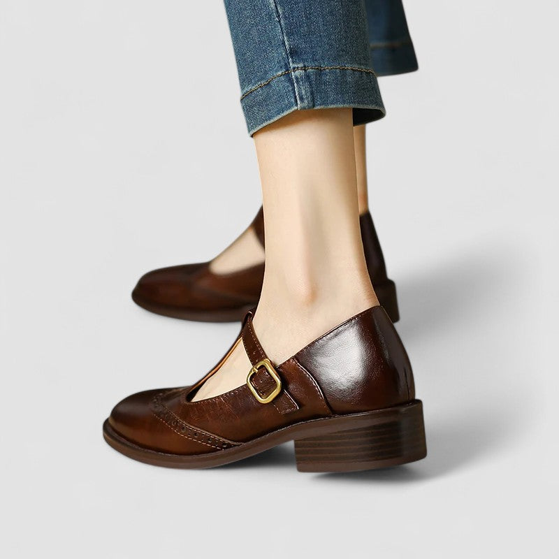 Pippa | Women's T-Strap Round Toe Mary Jane Shoes
