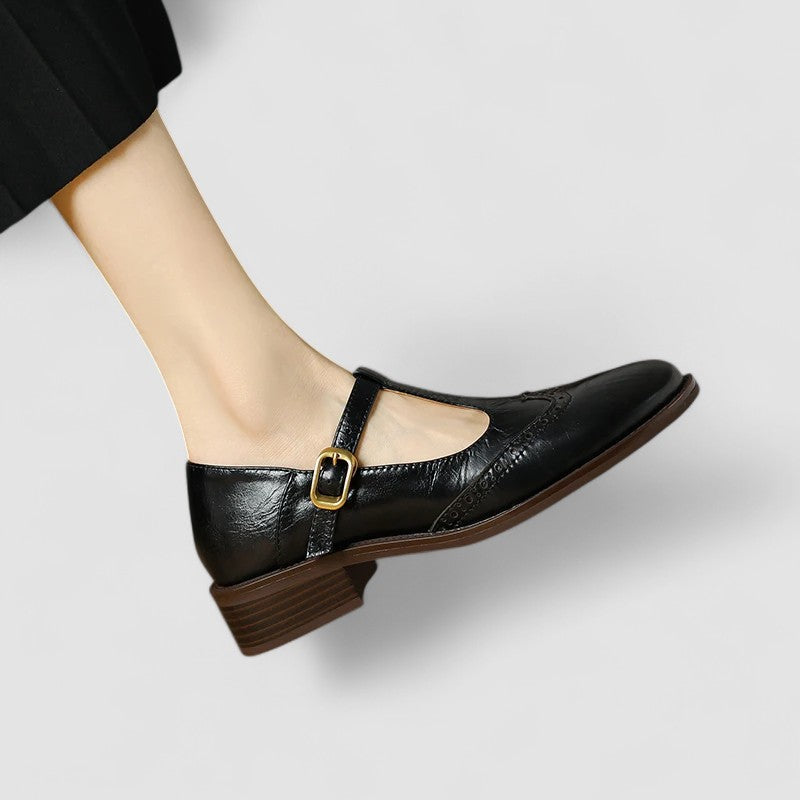 Pippa | Women's T-Strap Round Toe Mary Jane Shoes