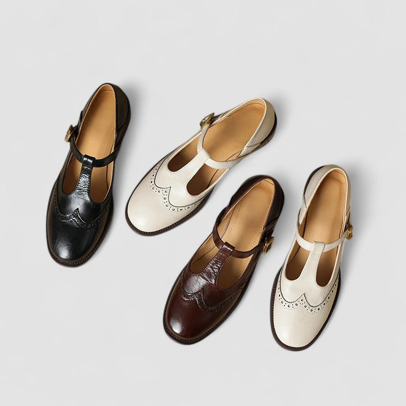 Pippa | Women's T-Strap Round Toe Mary Jane Shoes