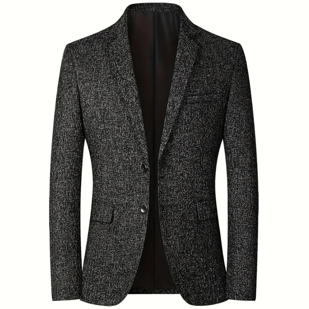 Raymond | Men’s Textured Single Breasted Long Sleeve Blazer