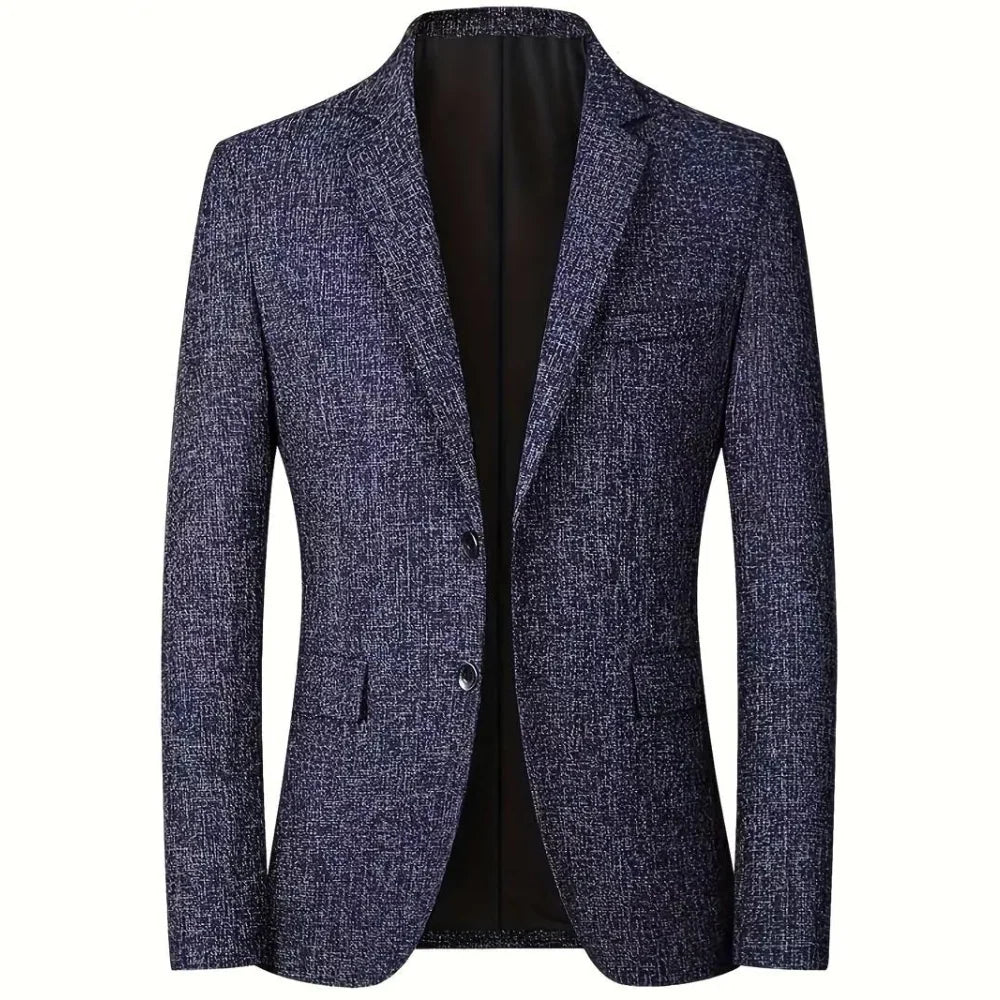 Raymond | Men’s Textured Single Breasted Long Sleeve Blazer