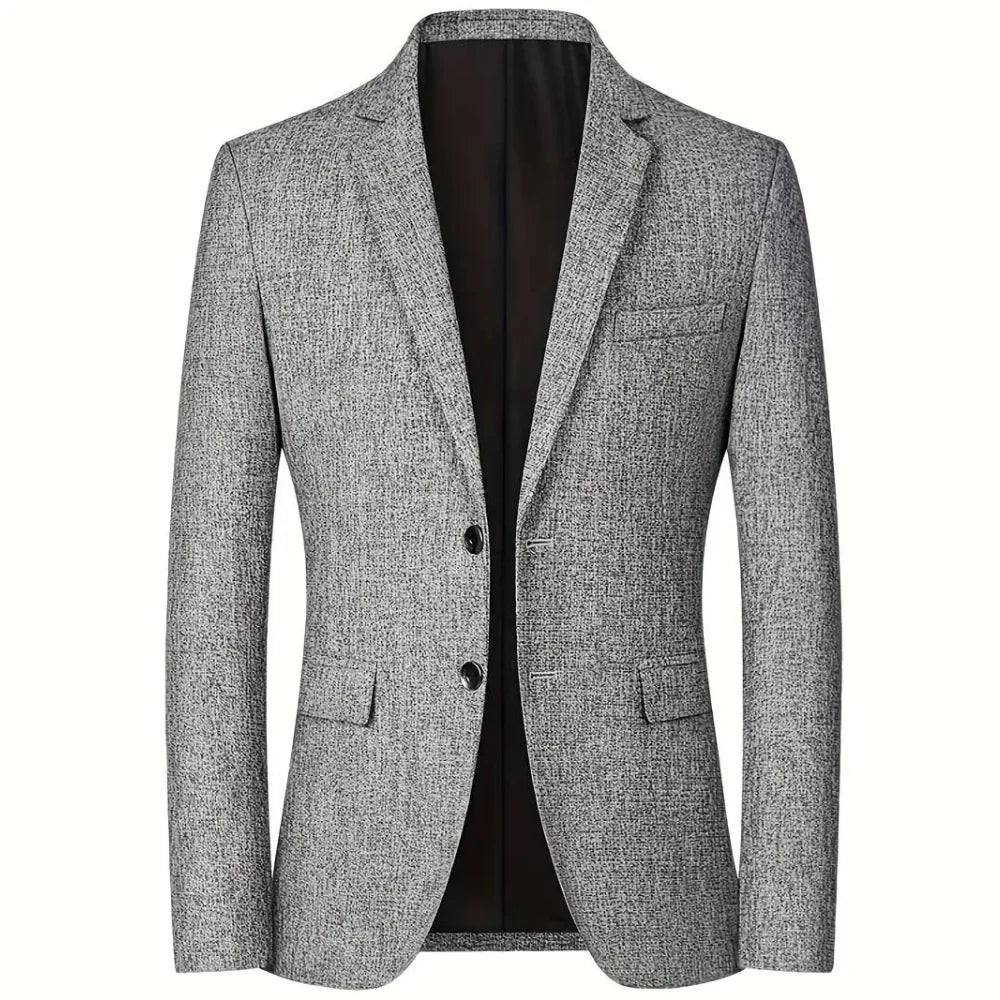Raymond | Men’s Textured Single Breasted Long Sleeve Blazer