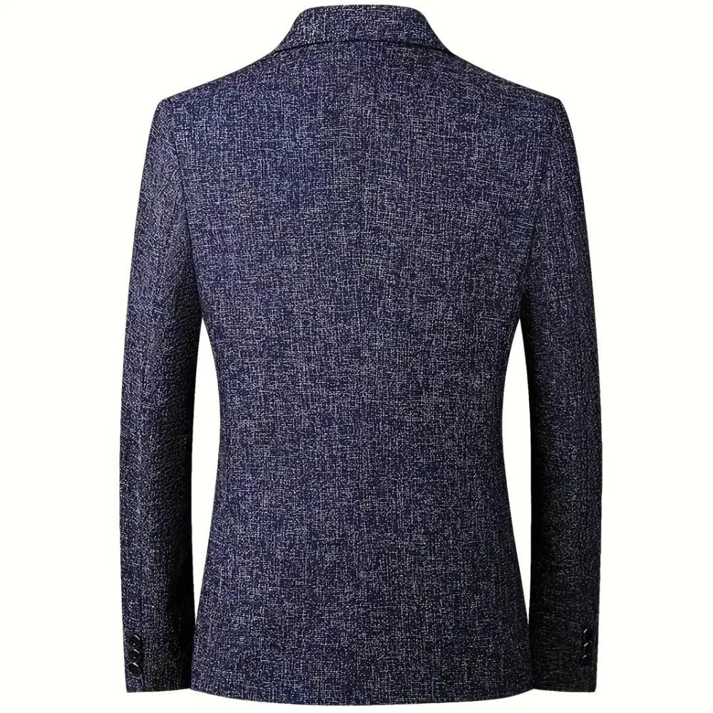 Raymond | Men’s Textured Single Breasted Long Sleeve Blazer