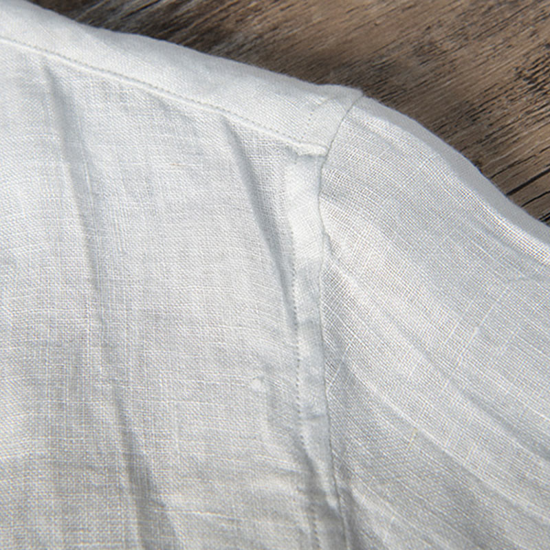 Robert | Men’s Short Sleeve Half Button Summer Shirt