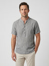 Robert | Men’s Short Sleeve Half Button Summer Shirt
