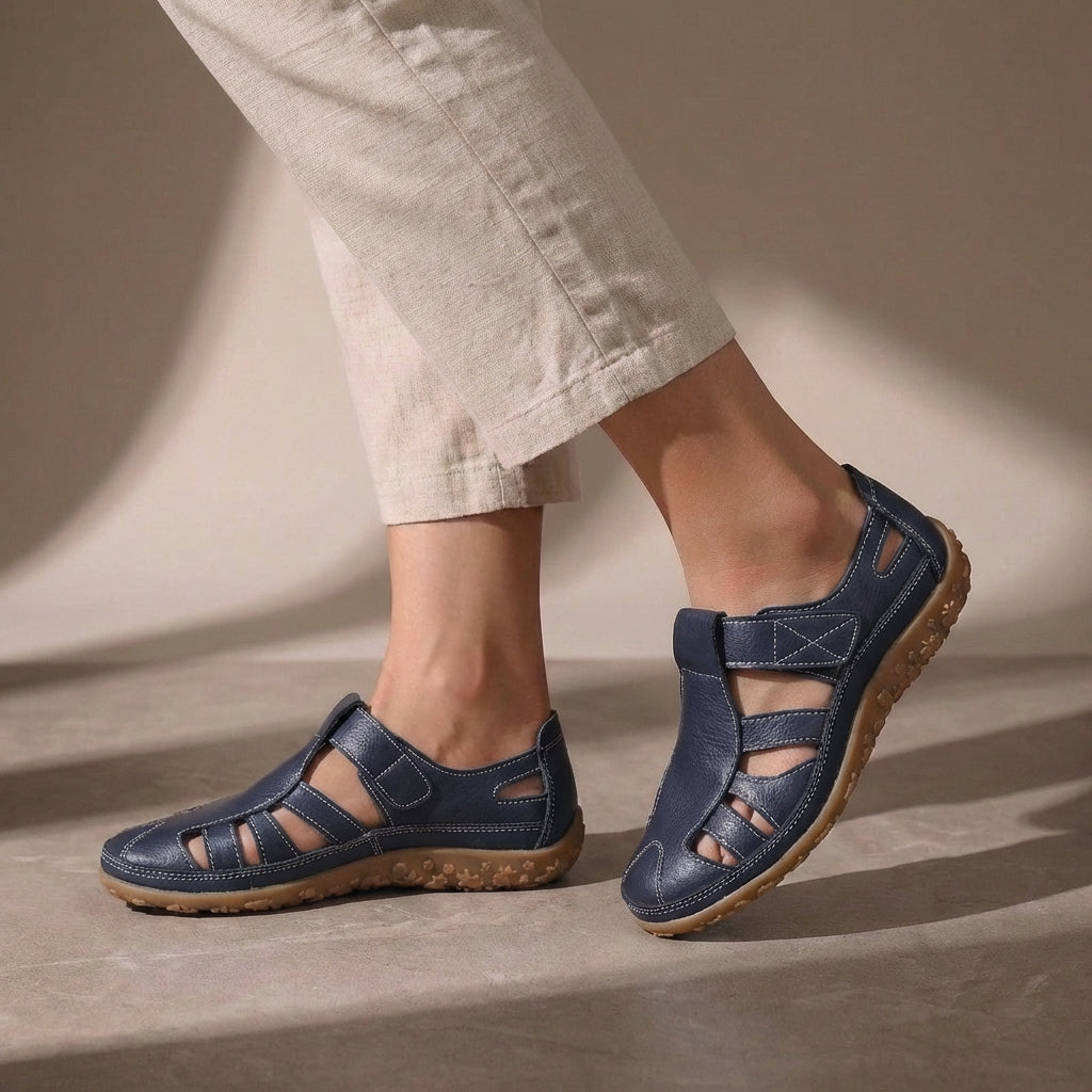 Rosamund | Women's Adjustable Straps Closed Toe Sandals