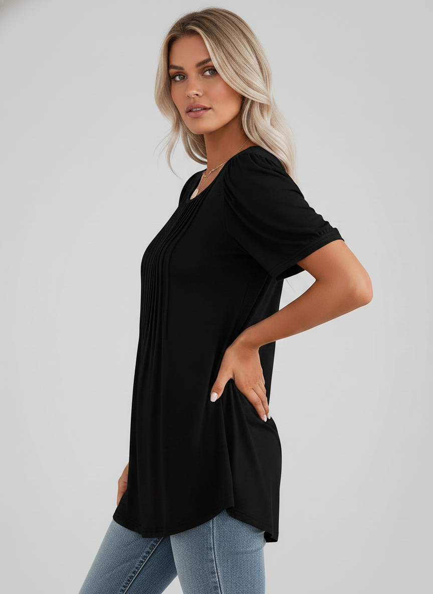 Rose | Women’s Round Neck Short Sleeve Summer Top