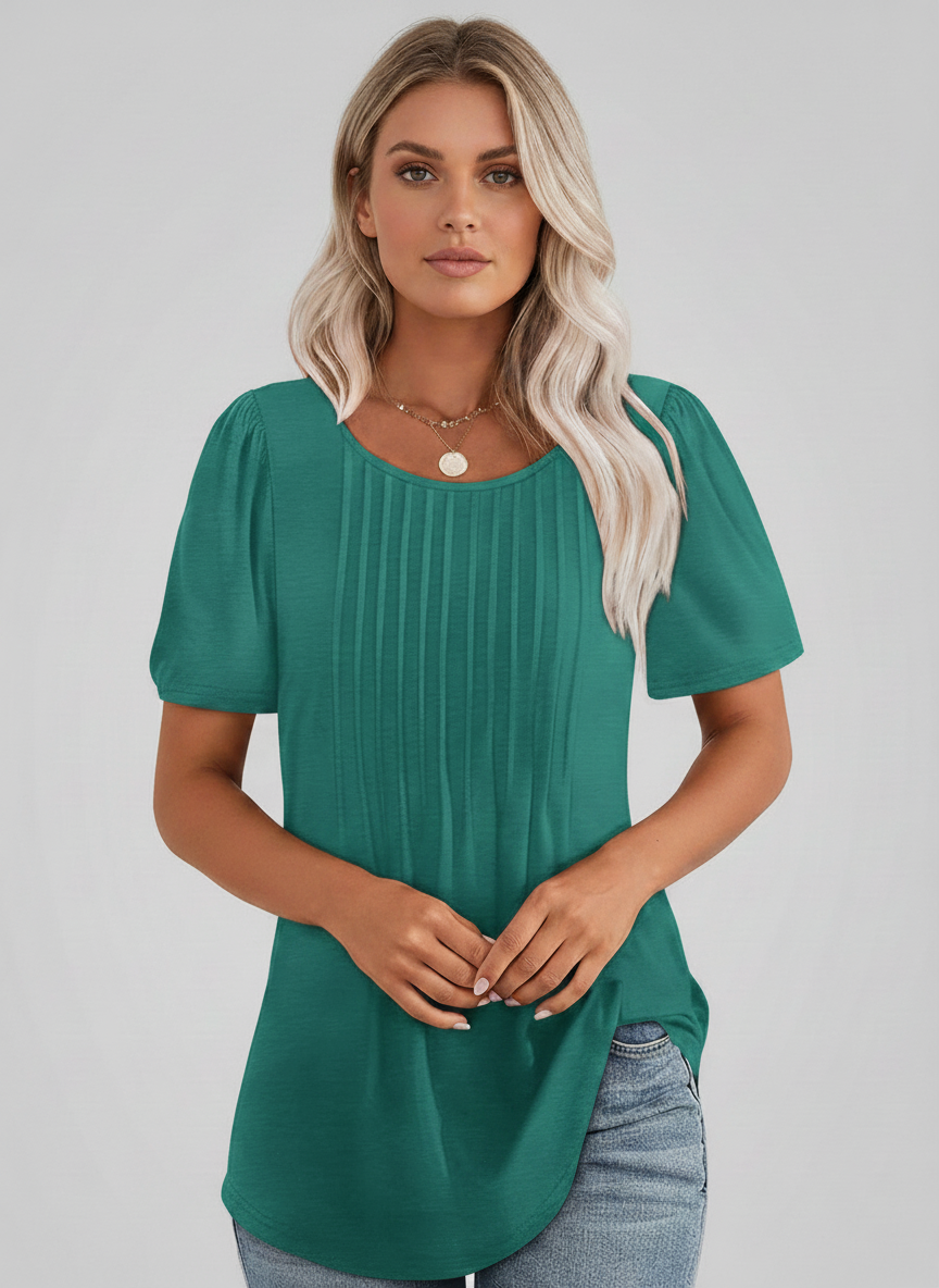 Rose | Women’s Round Neck Short Sleeve Summer Top