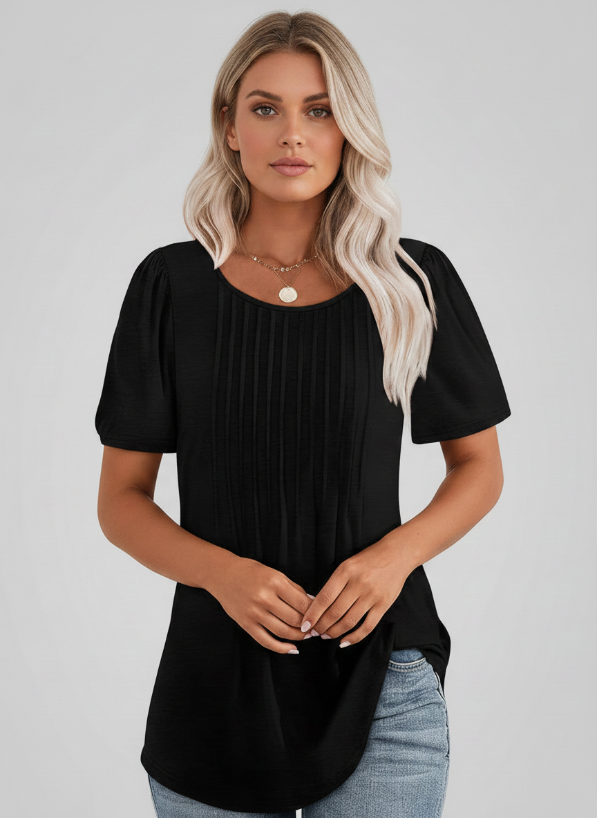 Rose | Women’s Round Neck Short Sleeve Summer Top