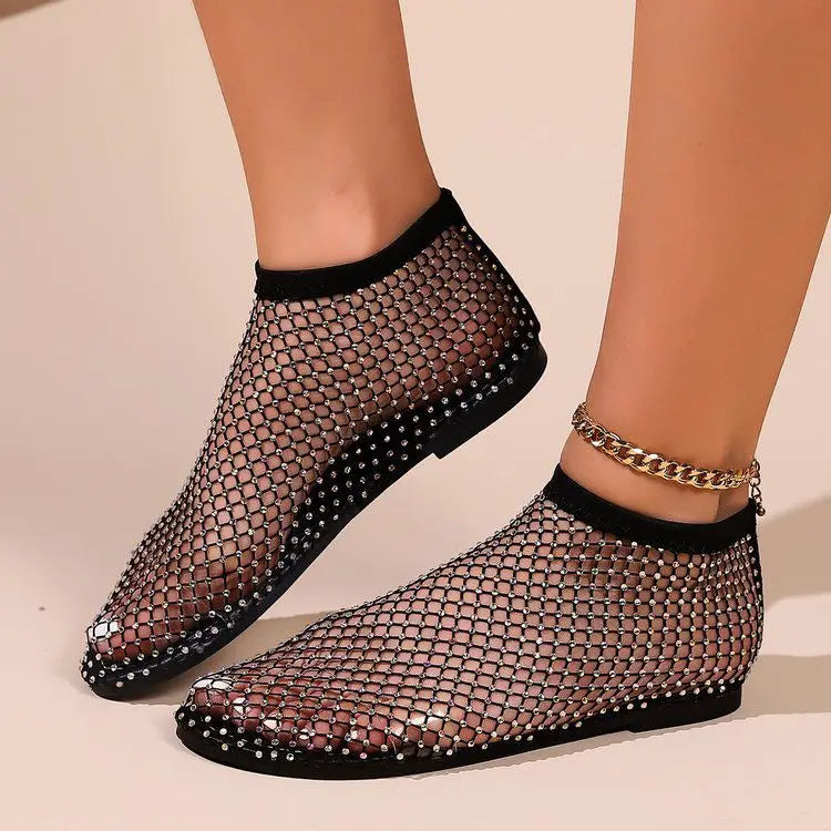 Rowena | Women's Mesh Round Toe Summer Sandals