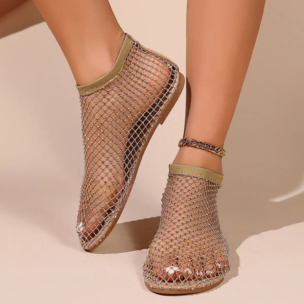 Rowena | Women's Mesh Round Toe Summer Sandals