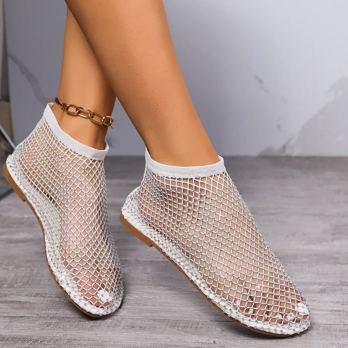 Rowena | Women's Mesh Round Toe Summer Sandals