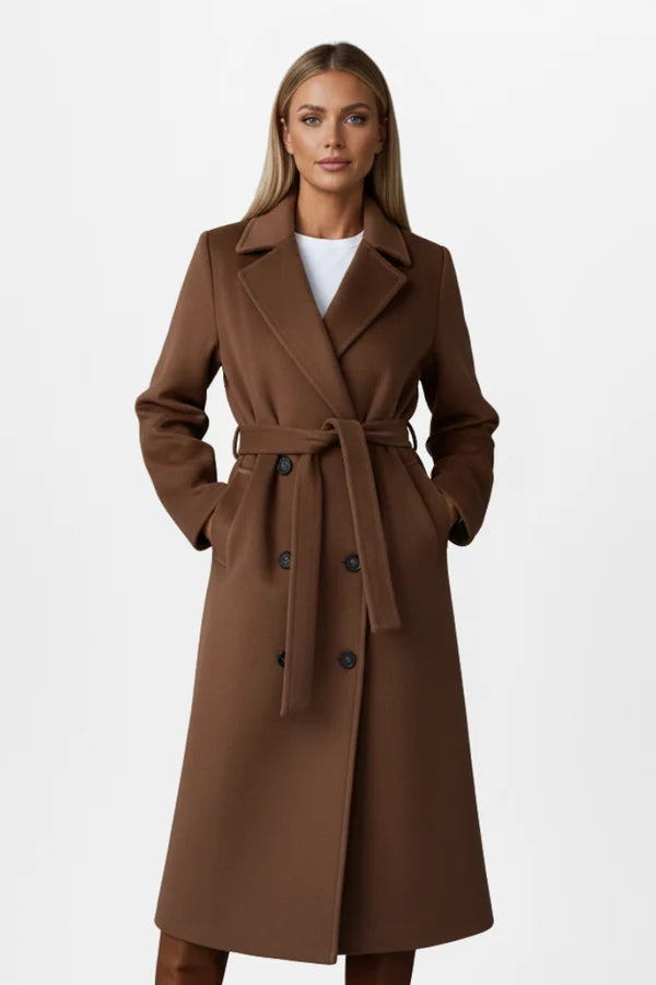 Ruth | Women’s Double Breasted Long Sleeve Trench Coat