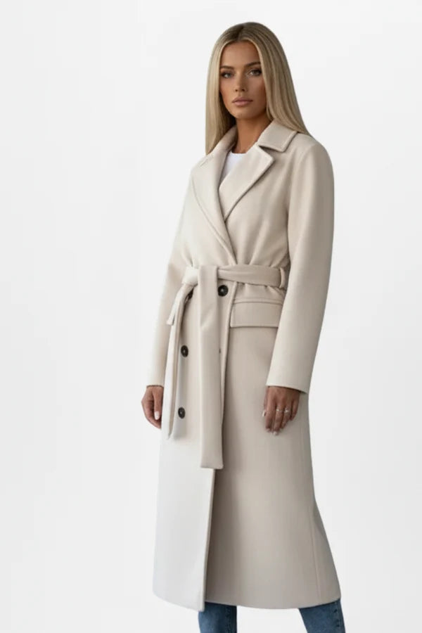 Ruth | Women’s Double Breasted Long Sleeve Trench Coat