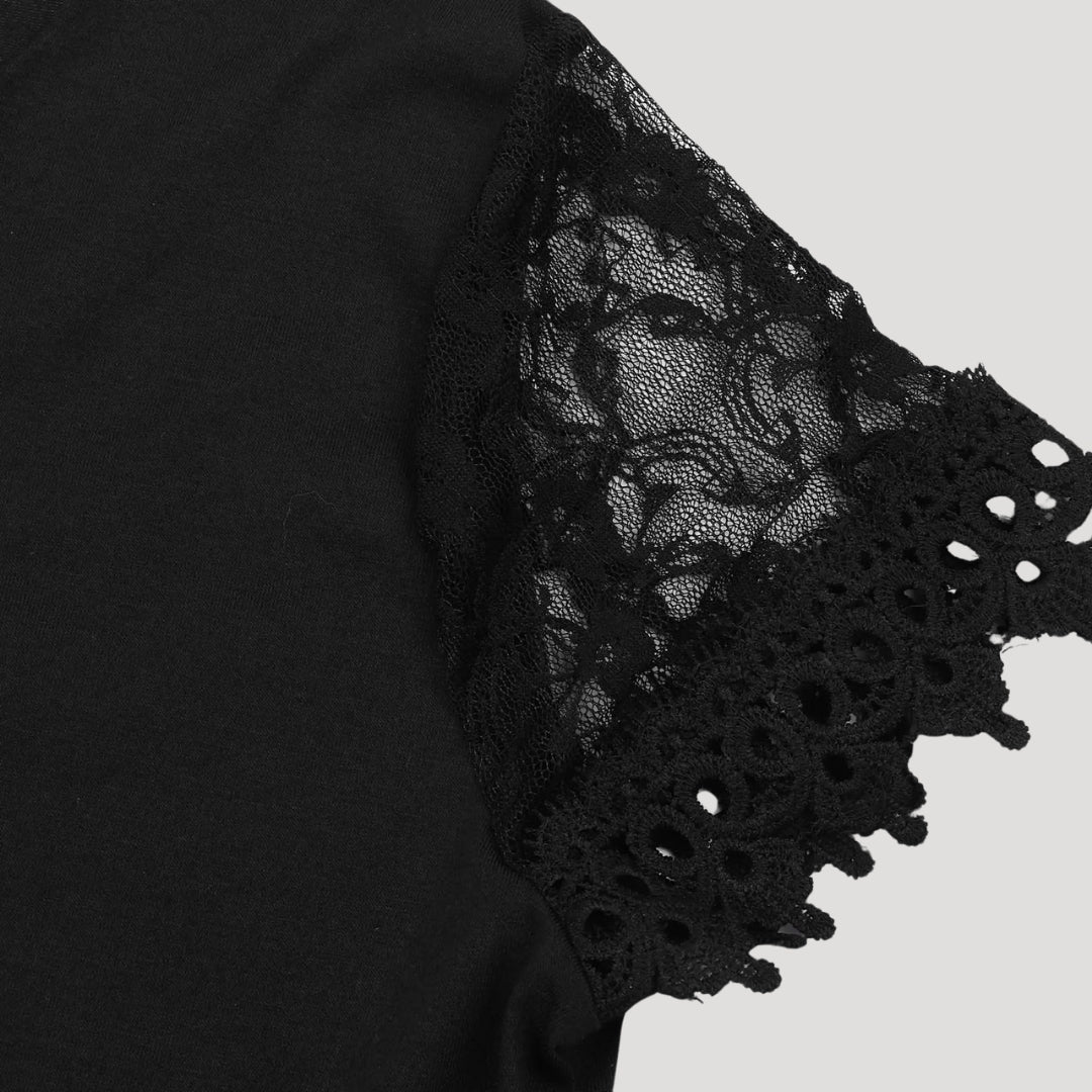 Sarah | Women's V Neck Cap Sleeve Mini Dress