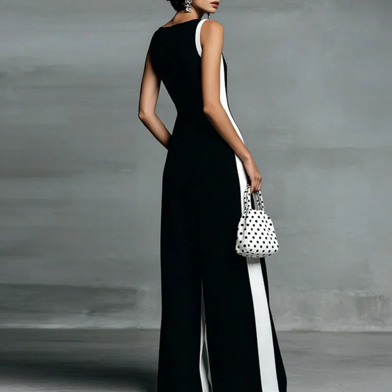Shannon | Women's Wide Leg Sleeveless Summer Jumpsuit