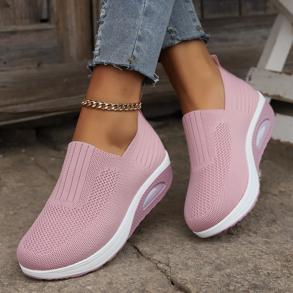 Stacey | Women’s Round Toe Slip On Sneakers