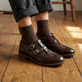 Tammy | Women's Double Buckle T-Strap Mary Jane Shoes