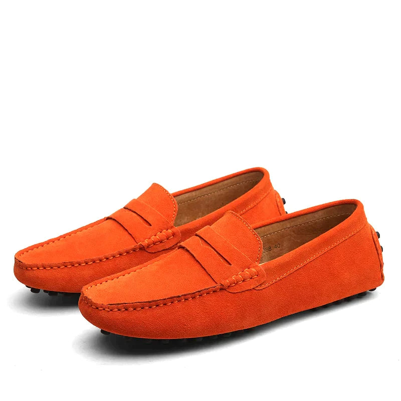 Thomas | Men’s Round Toe Flat Sole Slip On Loafers