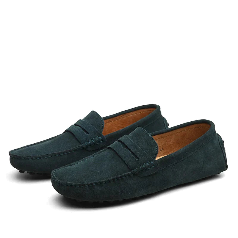 Thomas | Men’s Round Toe Flat Sole Slip On Loafers