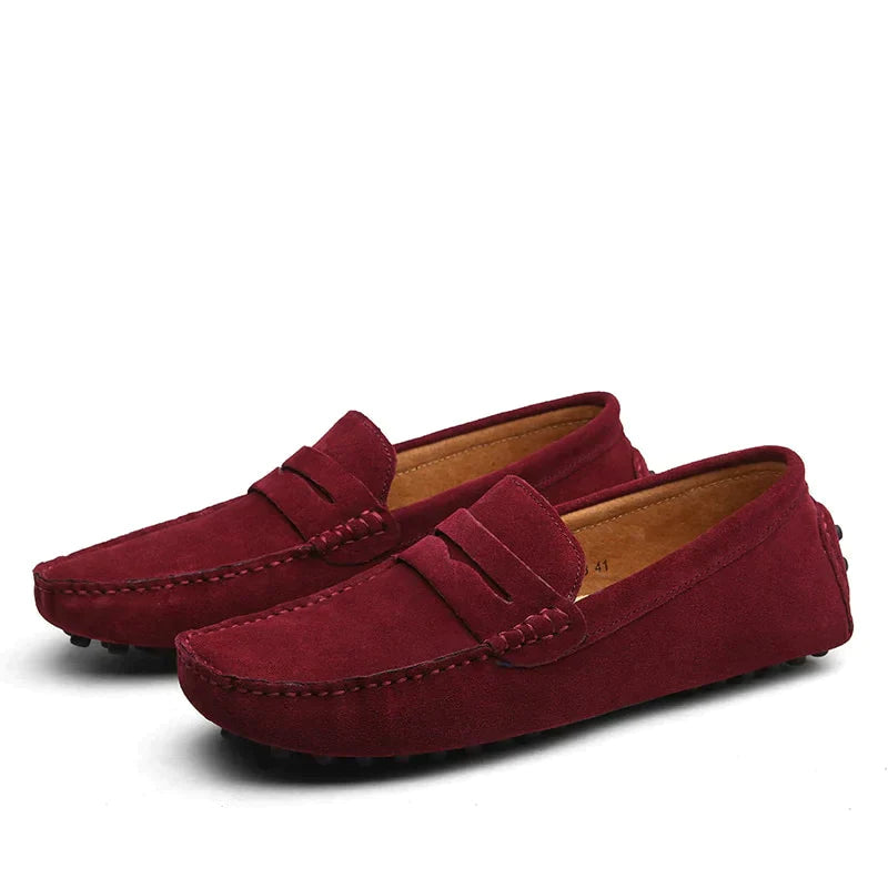 Thomas | Men’s Round Toe Flat Sole Slip On Loafers