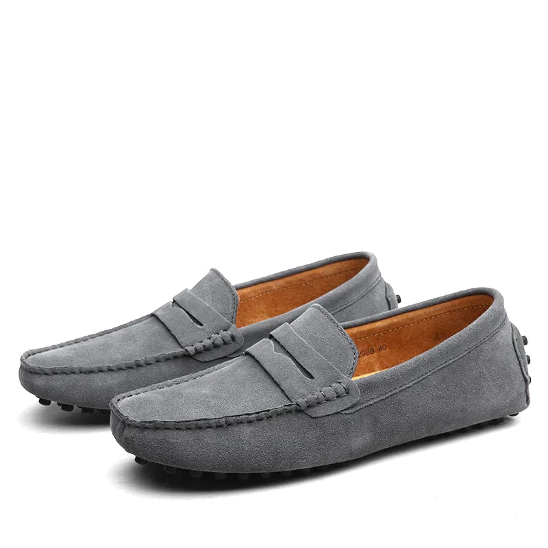 Thomas | Men’s Round Toe Flat Sole Slip On Loafers