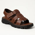 Thomas | Men's Round Toe Hook and Loop Strap Sandals