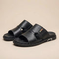 Timothy | Men's Slip-On Cutout Round Toe Open Back Slippers