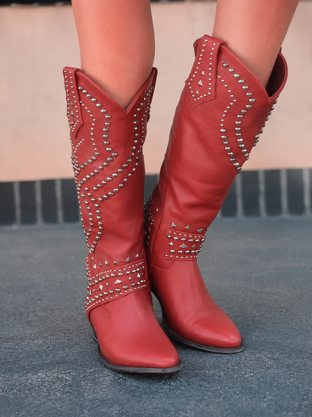 Victoria | Women’s Mid Calf Block Heel Western Boots