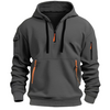 Walker | Men's Utility Pocket Long Sleeve Drawstring Hoodies