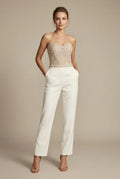Willow | Women's Strapless Straight Leg Fitted Jumpsuit