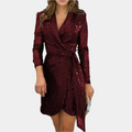 Women's Belted Blazer Dress