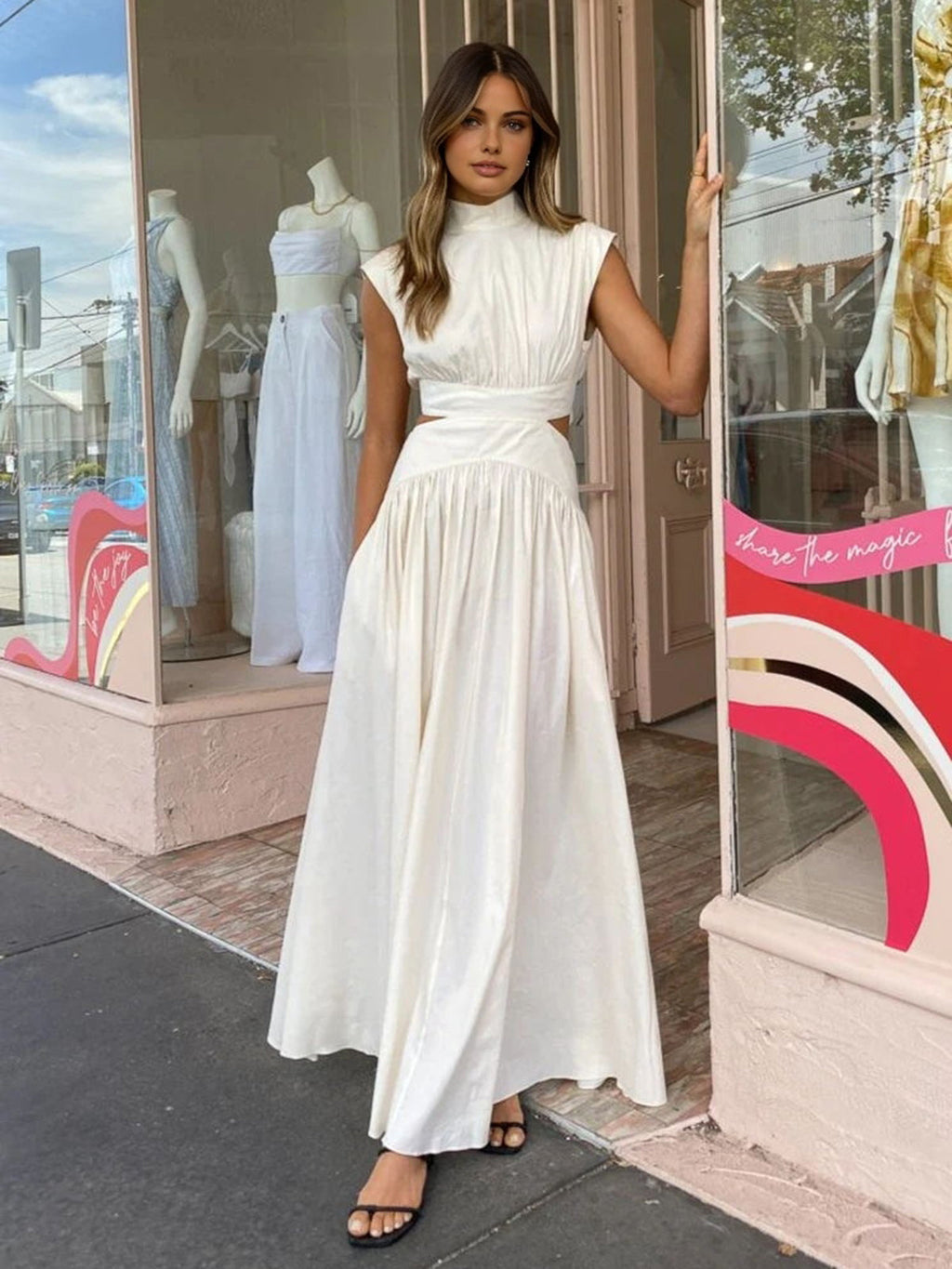Women's Cut-Out Maxi Dress