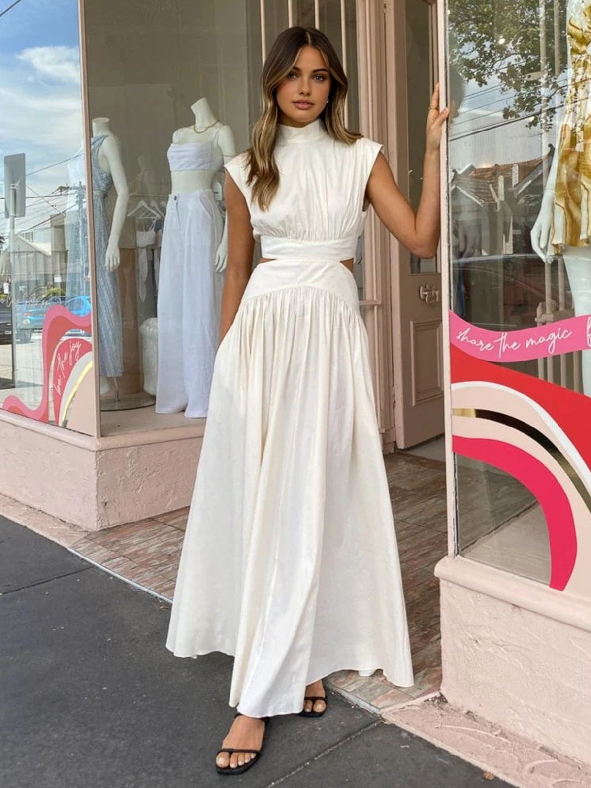 Women's Cut-Out Maxi Dress