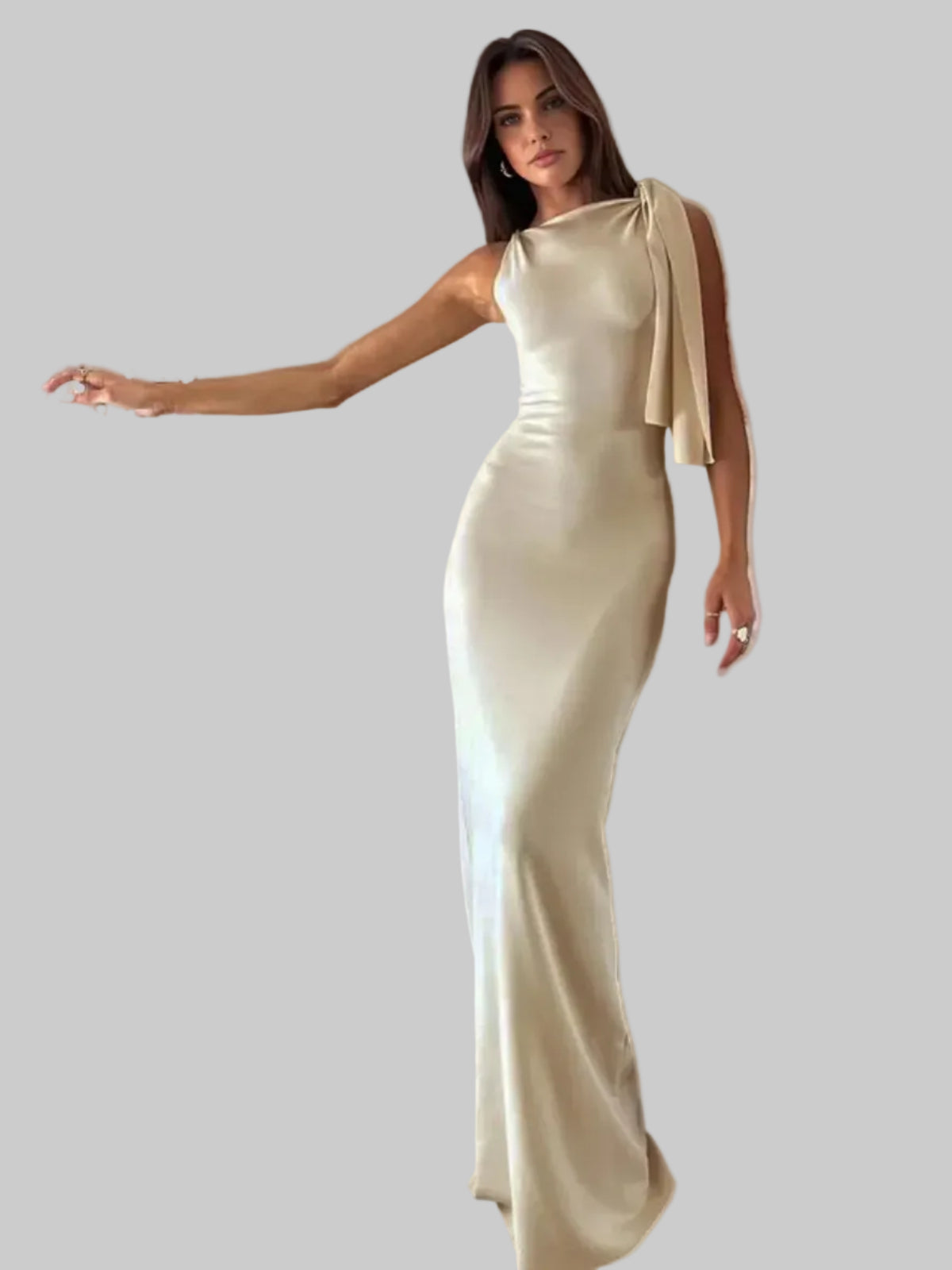 Women's Elegant Flowing Maxi Dress