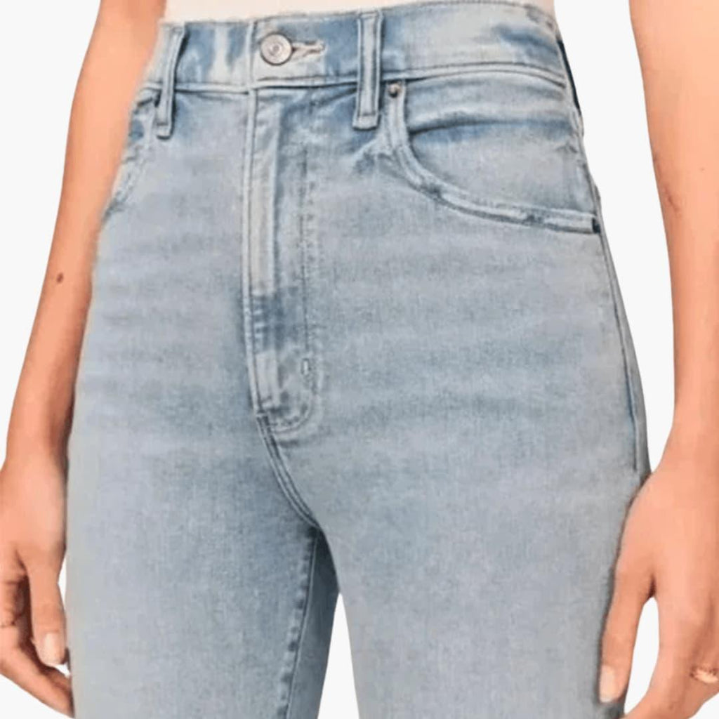 Women's High-Waisted Full-Length Bootcut Jeans
