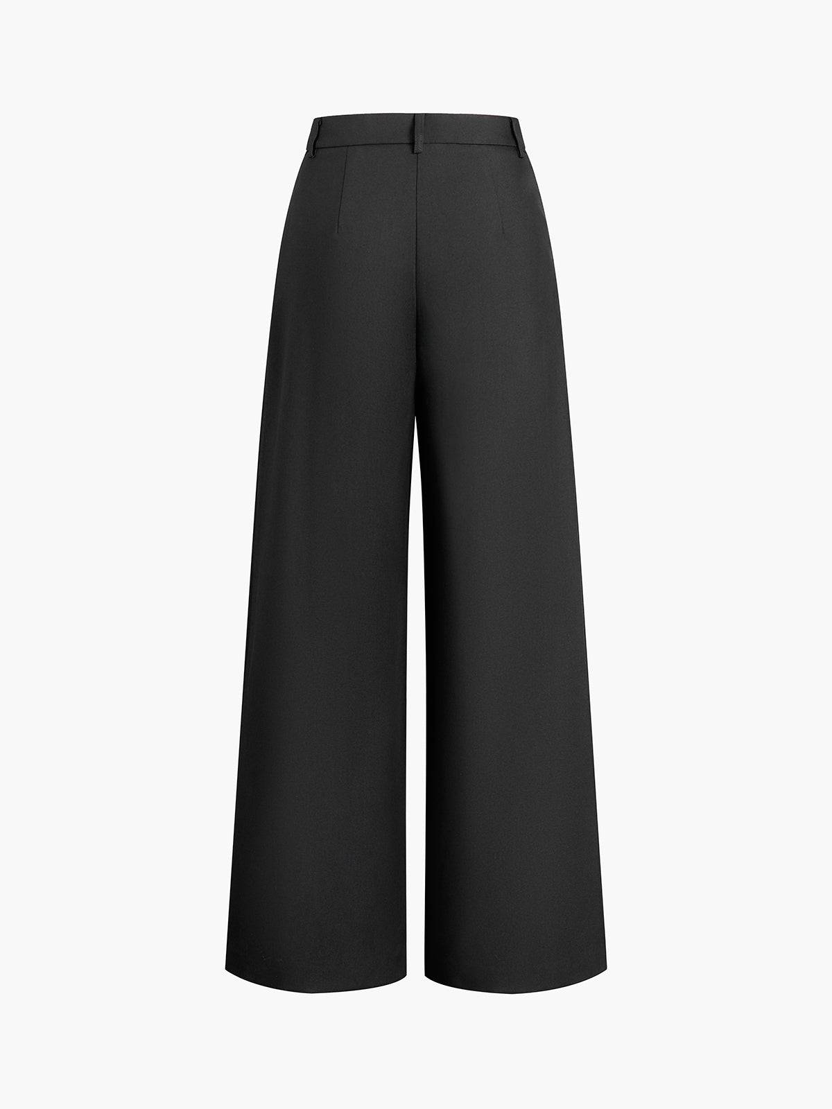 Women's Tailored Pleated High-Rise Wide-Leg Pants