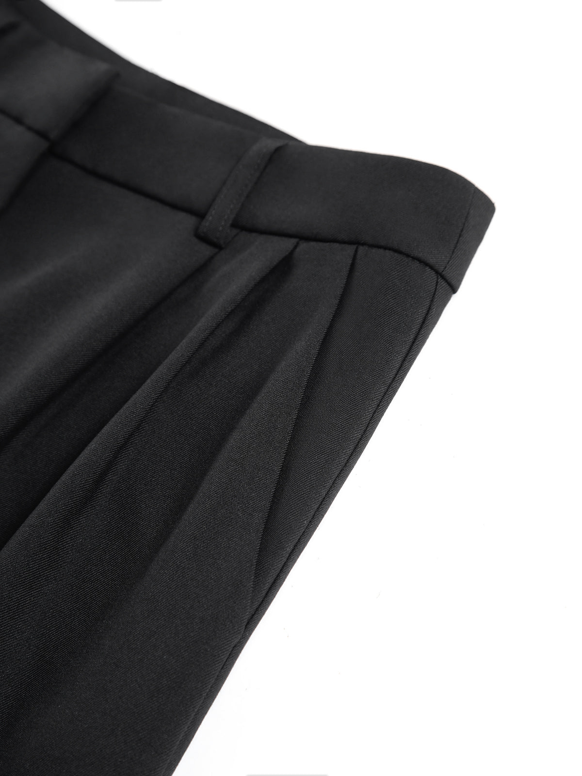 Women's Tailored Pleated High-Rise Wide-Leg Pants