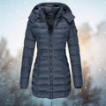 Women's Hooded Slim Fit Quilted Puffer Jacket