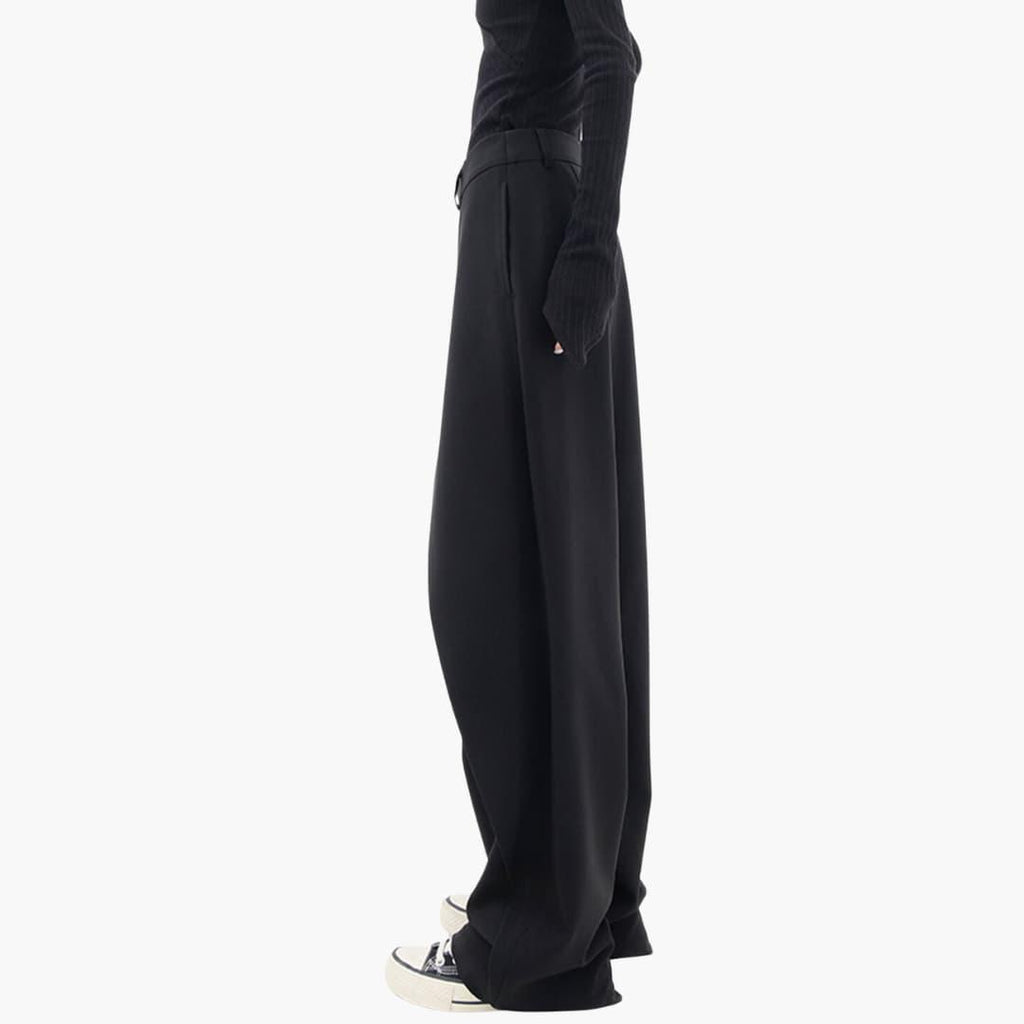 Women's Asymmetric Wrap Front Loose Wide Leg Pants