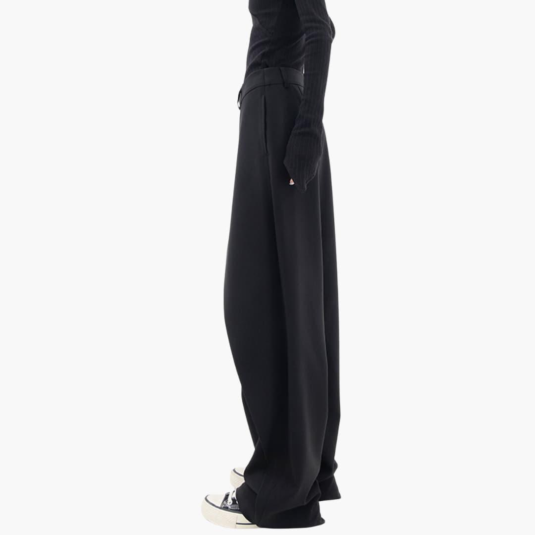 Women's Asymmetric Wrap Front Loose Wide Leg Pants