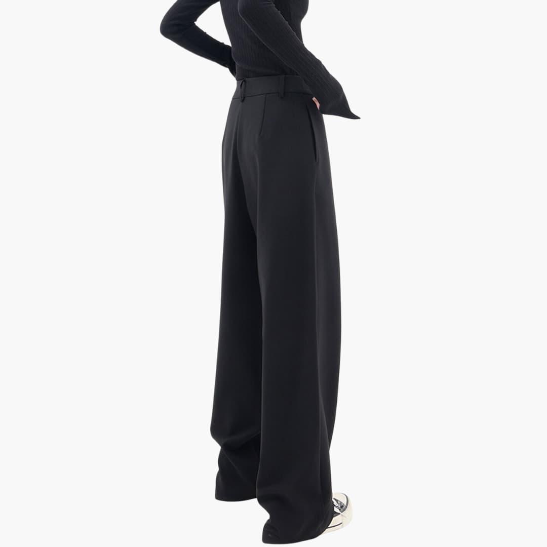Women's Asymmetric Wrap Front Loose Wide Leg Pants