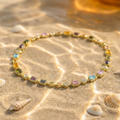 Women's Colorful Gemstone Tennis Necklace